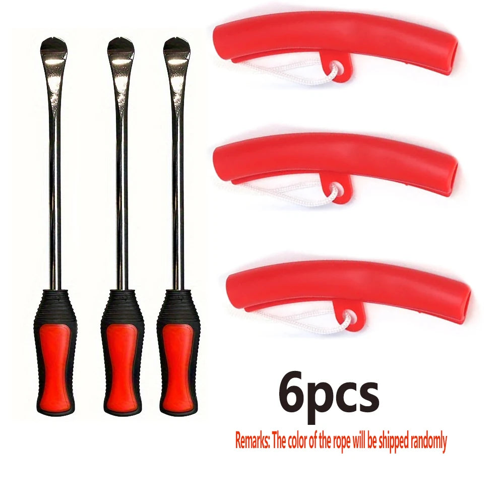 3/6/12pcs Rim Protector Tire Changing Lever Tools Auto Spoon Tire Kit Motorcycle Bicycle Tire Changing Levers CM World
