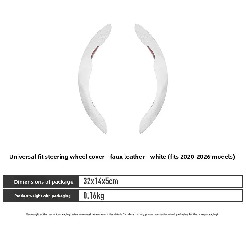 For Tesla Model Y Juniper Model 3 Highland Car Steering Wheel Cover Breathable Sweat-Absorbent Non-Slip Wrap