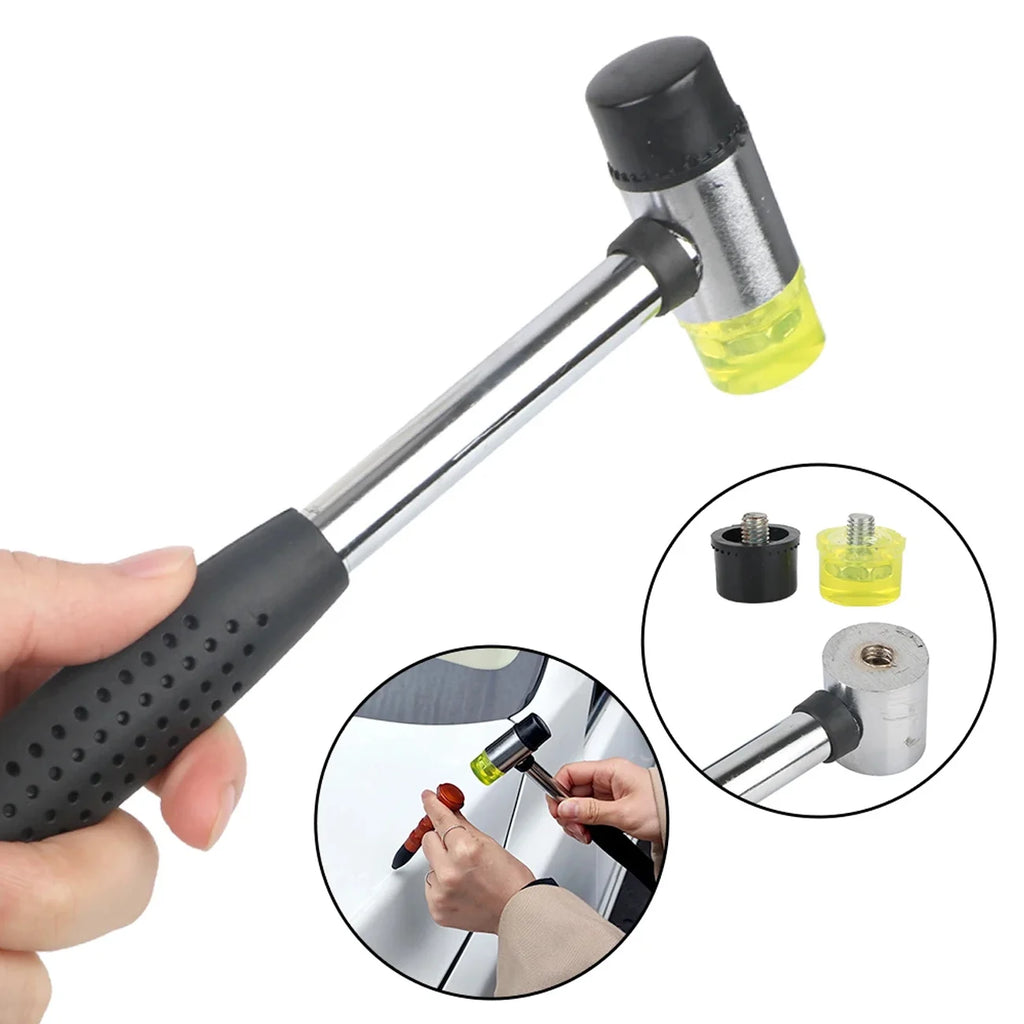 9 Heads Tips Paintless Dent Repair Kit Car Body Dent Removal Tools Knockdown Tips Tools Metal Dent Tap Down Tools CM World