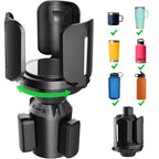 Adjustable Car Cup Holder Expander Base for Yeti Rambler, Stanley, Hydro Flask, Nalgene 10-64oz (473-1893ml) Universal Large CM World
