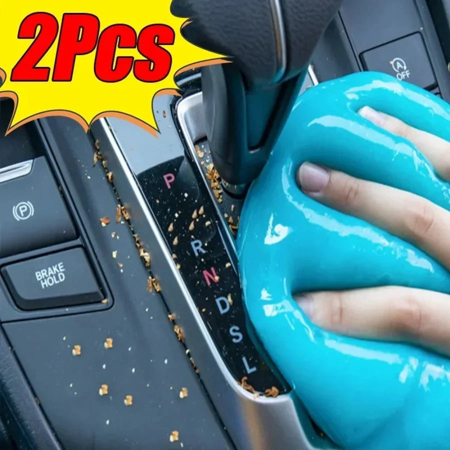 Car Cleaning Gel Slime Magic Mud Auto Interior Computer Keyboard Dirt Clean Dust Remover Gel Car Wash Interior Cleaning Tools CM World