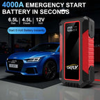 GKFLY 4000A Car Jump Starter Power Bank Portable 12V Car Battery Emergency Boosters Starting Device Car Starter 2026 New Arrival