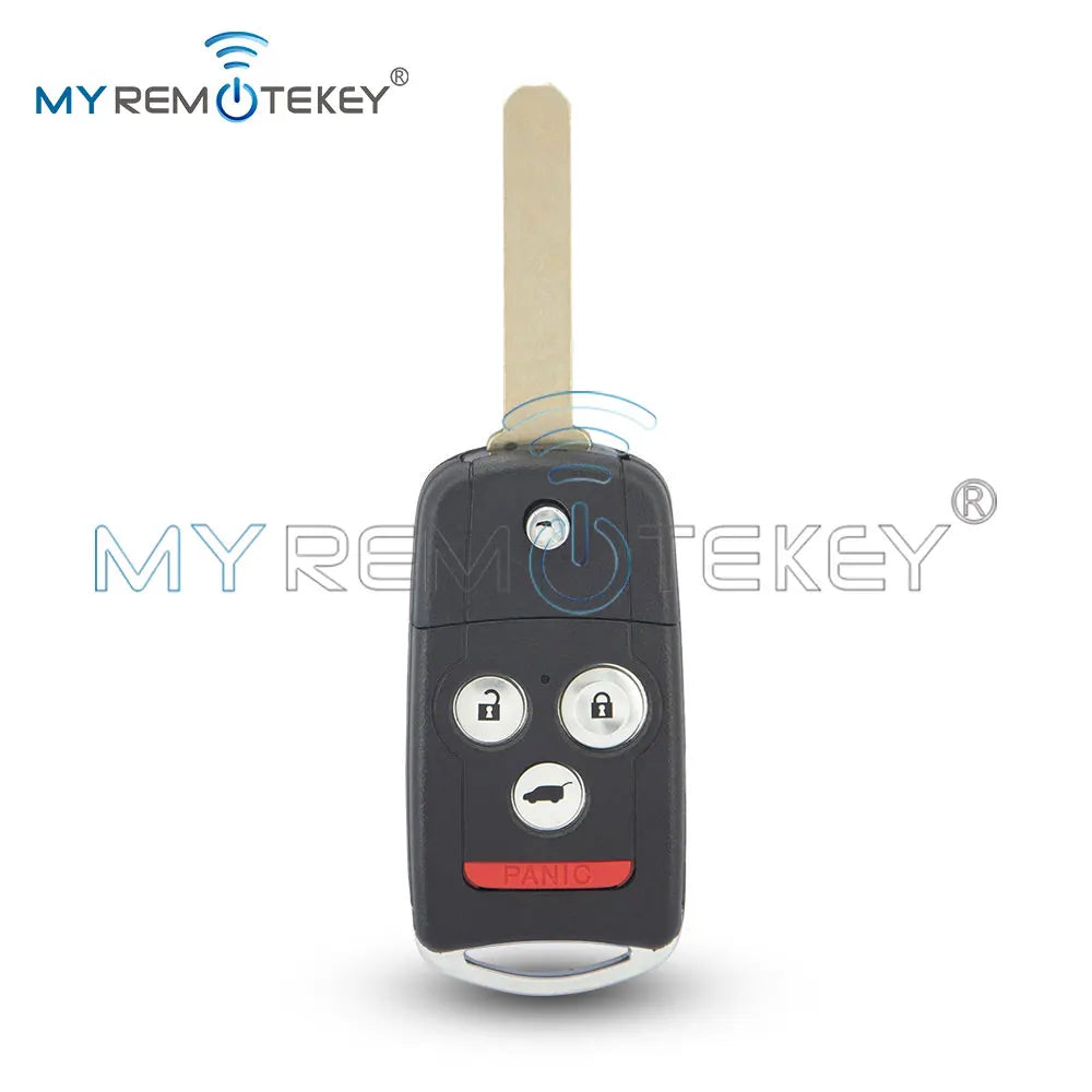 MYREMOTEKEY Flip Car Remote Key Shell Fob 2/3/4 Buttons MLBHLIK-1T for Honda Acura Civic Accord Jazz CRV HRV Key Case Housing CM World