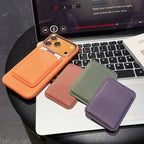 Magnetic Techwoven Wallet Case iPhone 16 17 Pro Max 14 15 Plus Samsung S25 S26 Ultra For Magsafe Card Holder Macsafe Card Slots