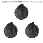 37-39CM Steering Wheel Cover Anti Slip Breathable Steering Cover Universal Microfiber Leather Steer Wheel Protector CM World