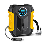 Carsun 150Psi 12V Inflator: Digital Display, Led Light, Smart Tire Pressure, 3m Cord—For Cars, Bikes, Balls CM World