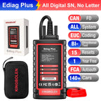 [ All Digital SN] KINGBOLEN Ediag plus CAN FD protocol All System Car diagnostic tools ECU coding Active Test OBD2 scanner Car Mobile World