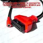 EBS ISO 7638 Trailer ABS OBD Diagnostic Adapter for Bosch/Wabco Truck OBD2 Diagnostic Cable for Autel/Autocom/LUANCH Scanner CM World