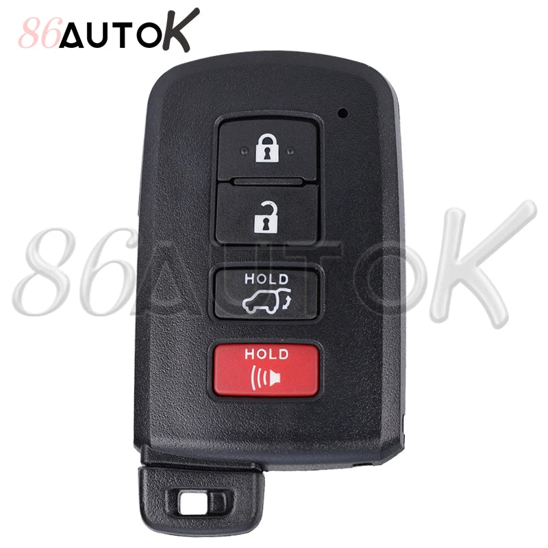 Car Key Shell Smart Key Case for Toyota Avalon Camry RAV4 2012-2015 Key Fob with Insert Key Car Key Case Fob Cover 2/3/4 Buttons CM World