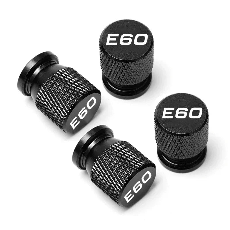 For BMW E34 E36 E39 E46 E60 E87 E90 F10 4pcs Car Wheel Tire Valve Caps Tyre Stem Covers Airdust Waterproof