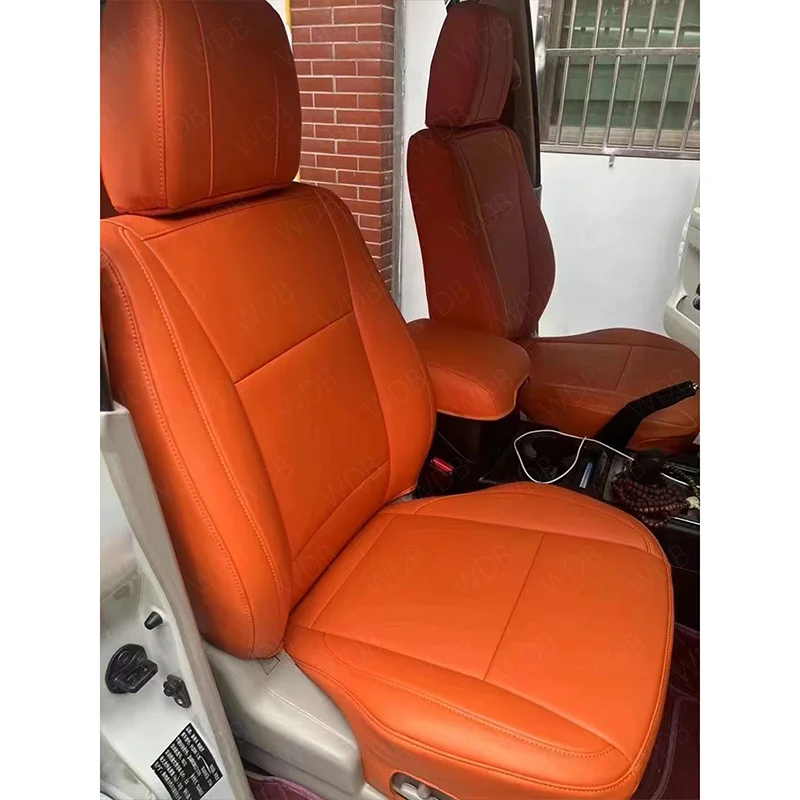 Custom Fit for Mitsubishi Pajero 2008 2009 2010 2011 2012 Truck Car Seat Covers 5 Seats Full Set Premium Synthetic Leather Car Mobile World
