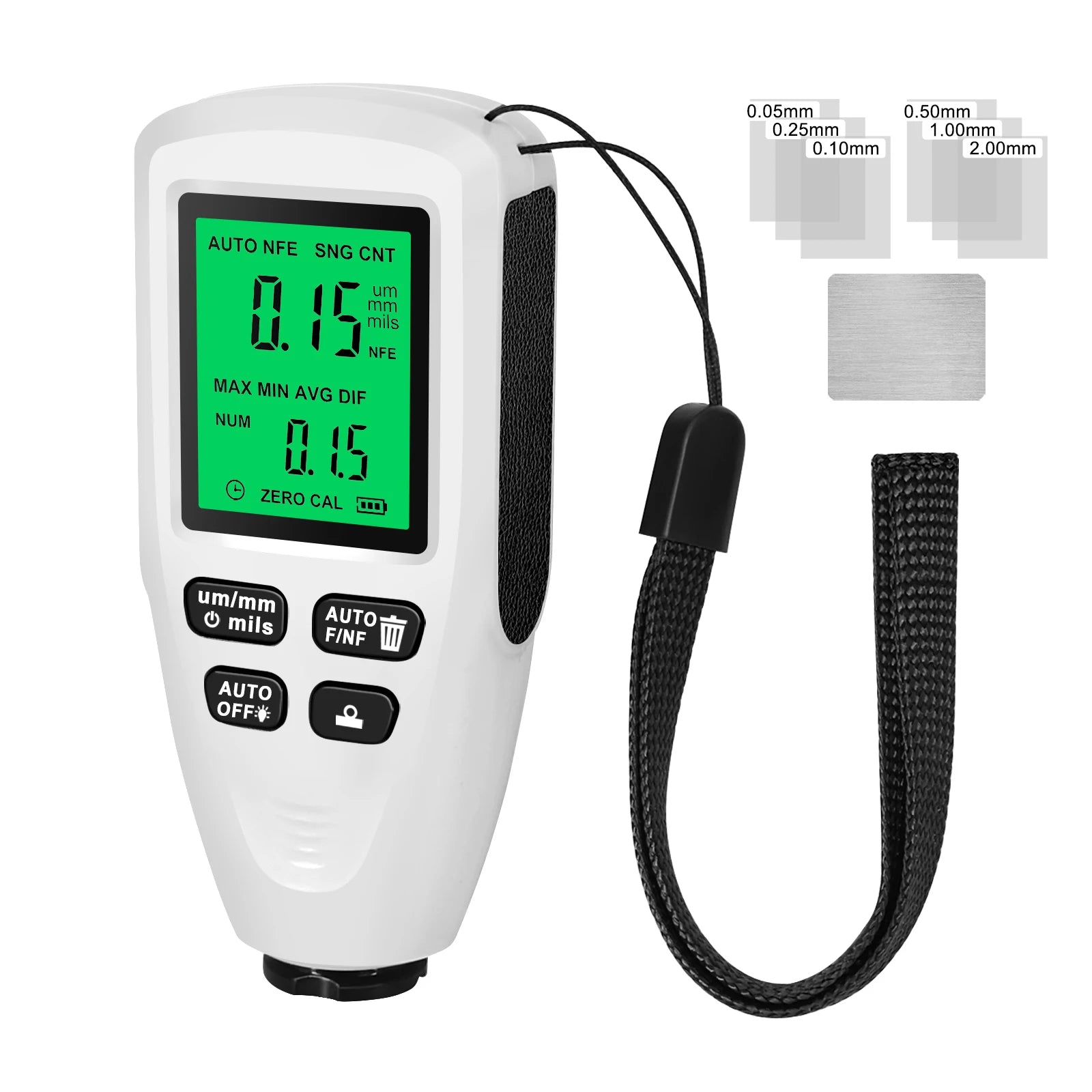 Car Paint Thickness Tester Car Coating Thickness Meter for Automobile Paint Inspection Manufacturing Industry Metal Surface CM World