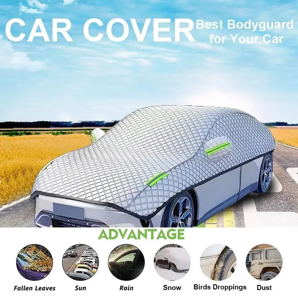 Car Anti-Hail Outdoor Full Cover Rainproof Sunproof And UV-Proof Universal Cotton Suitable For Various Harsh Weather Conditions CM World