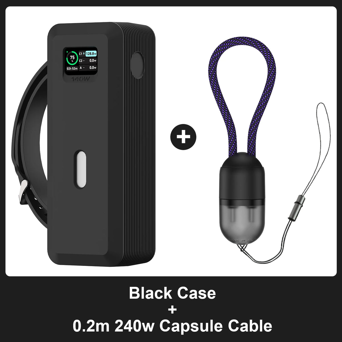 Silicone Case for Anker 737 Power Bank 140W 24000mAh PowerCore Charger TF/SIM card PIN storage Carrying Travel Case Storage Bag