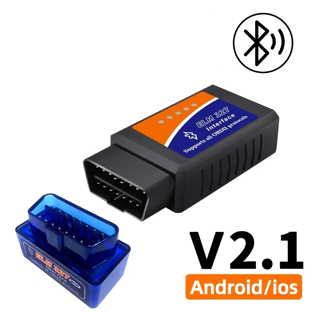 ELM327 V1.5/2.1 OBD2 Scanner TR6260S1 Bluetooth ELM 327 OBD Car Diagnostic Tool For Android /IOS PK Vgate Icar2 Code Reader Car Mobile World
