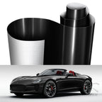 20X5FT High Glossy Black Carbon Fiber Car Wrap Vinyl Film Self Adhesive Auto Decal Bubble Car Body Film Vinyl Wrap Decals Car Mobile World