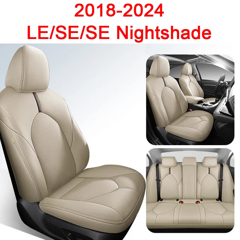 New Car Special Seat Covers 5 seats For Toyota Camry 2018 2019 2020 2021 2022 2023 2024  PU Cushion Car Seat Protection Cover