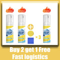 Multipurpose 2-in-1 Foaming Car Seat Cleaner Fabric Stain Eliminator removes tough grime without full washing