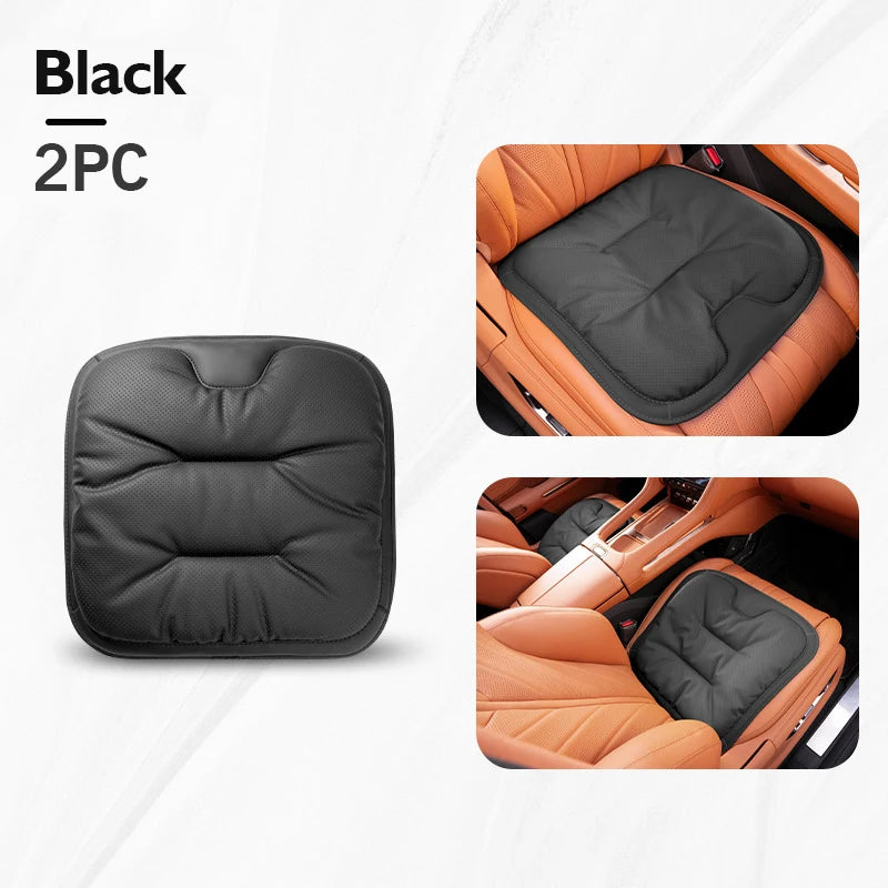 Universal Car Seat Cover Leather Cars Seat Waist Cushion Covers Four Season Auto Interior Seats  Protection Pad Car Accessorie CM World