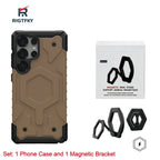Military Heavy Duty Shockproof Armor Phone Case For Samsung Galaxy S26 Ultra S25 S24 S23 Plus Magnetic Rugged Cover With Bracket