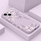 Plum Blossom Phone Case For iPhone 17 17 Air 16 16e 15 14 13 12 11 Plus Pro Max Mini X XR XS Plus Cover