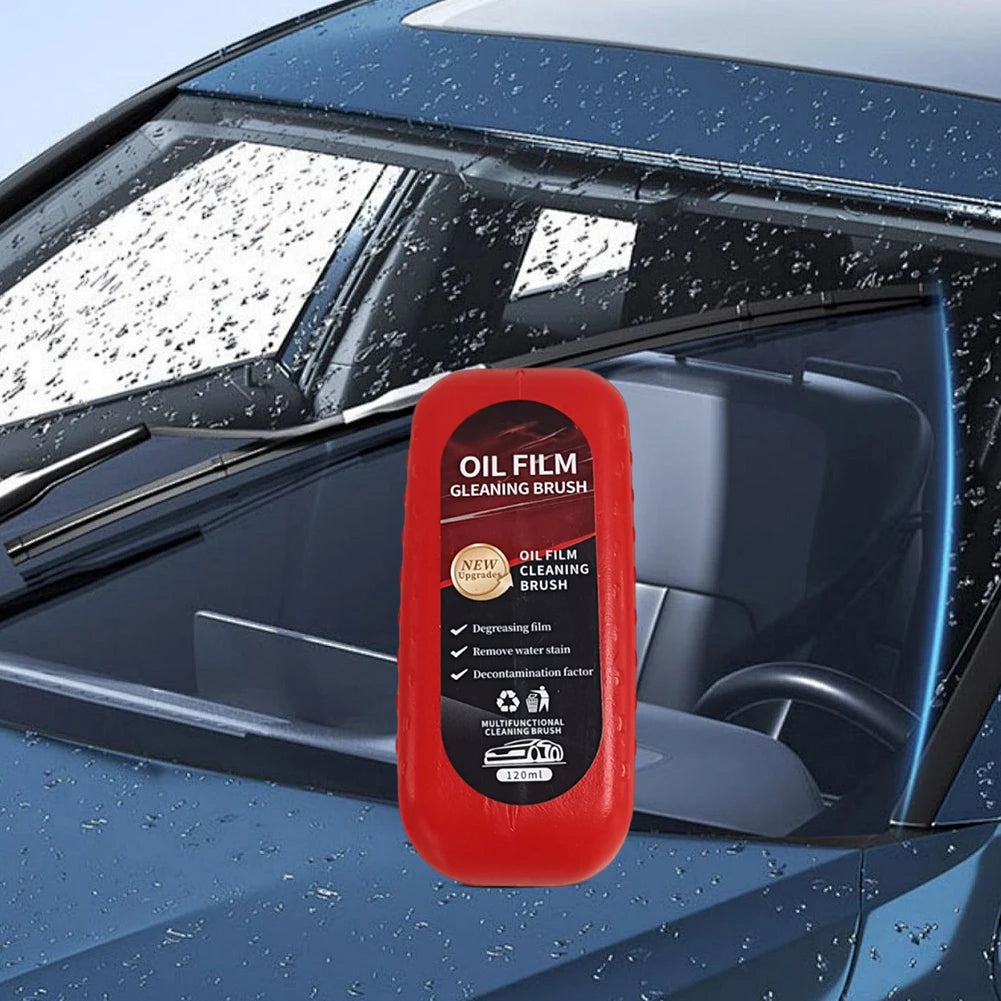 120ml Automotive Car Oil Film Cleaning Brush Car Glass Oil Film Cleaner Hydrophobic Windshield Oil Film Remover for Car Window CM World