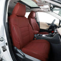 EKR Rav4 Car Seat Covers Custom Fit for Toyota Rav4 2019-2025 LE/XLE Premium/Limited Waterproof Faux Leather Car Seat Cover Protect Full Set for SUV