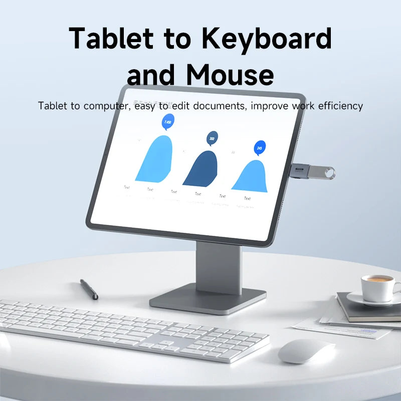 Hagibis USB to Type C OTG Adapter 10Gbps High-Speed Data Transfer USB C Male to A Female  For Macbook Pro iPhone 17 iPad Tablet Car Mobile World