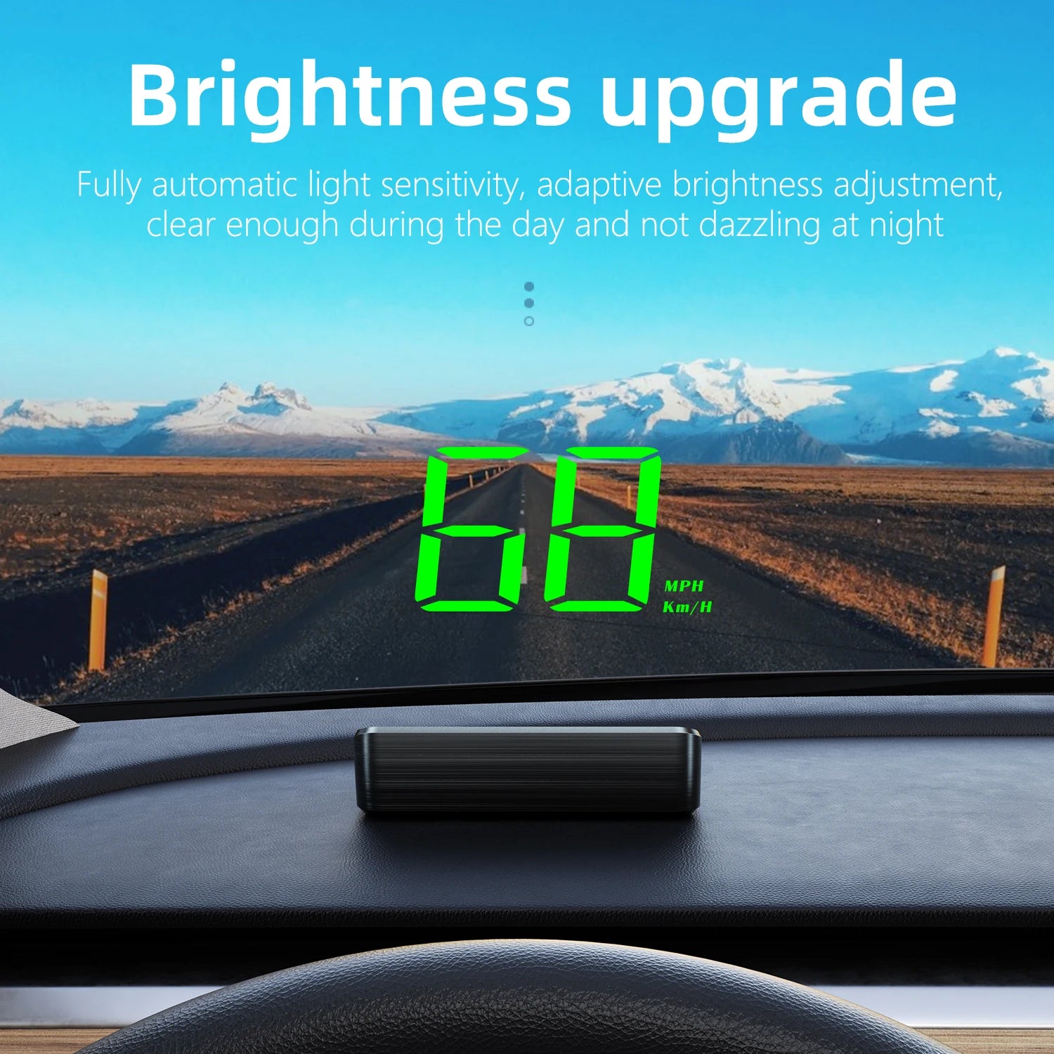 HD Car Head up Display M2 GPS Speedometer KM/H Digital HUD Windshield Projector Universal Auto Electronics Accessory CM World