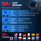 MUCAR BT200 BT200 PRO Car Scan Tool OBD2 Diagnostic Tool Full System Diagnosis scanner for all car 15 Reset Code Reader CM World
