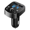 Bluetooth Compatible 5.0 Fm Transmitter Usb Flash Drive Plug Car Kit Car Mp3 Player Dual Usb Fast Charger Fm Bluetooth Receiver