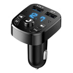 Bluetooth Compatible 5.0 Fm Transmitter Usb Flash Drive Plug Car Kit Car Mp3 Player Dual Usb Fast Charger Fm Bluetooth Receiver