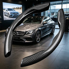 For Mercedes-Benz A B C E S Class AMG GLB GLC GLE CLA CLS SLC GLS GLK SLK Vito ML Car Carbon Fiber Texture Steering Wheel Cover