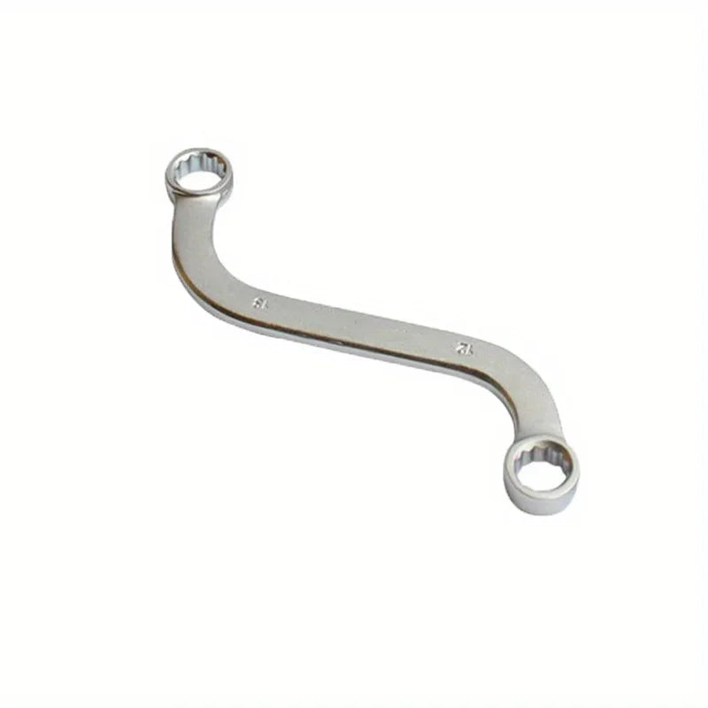 5Pcs S Type 10-19mm 12-Point Box Ends Double-Headed Special-Shaped Fastening Wrench Car Repair Tool S-Shaped Spanner Hardware CM World