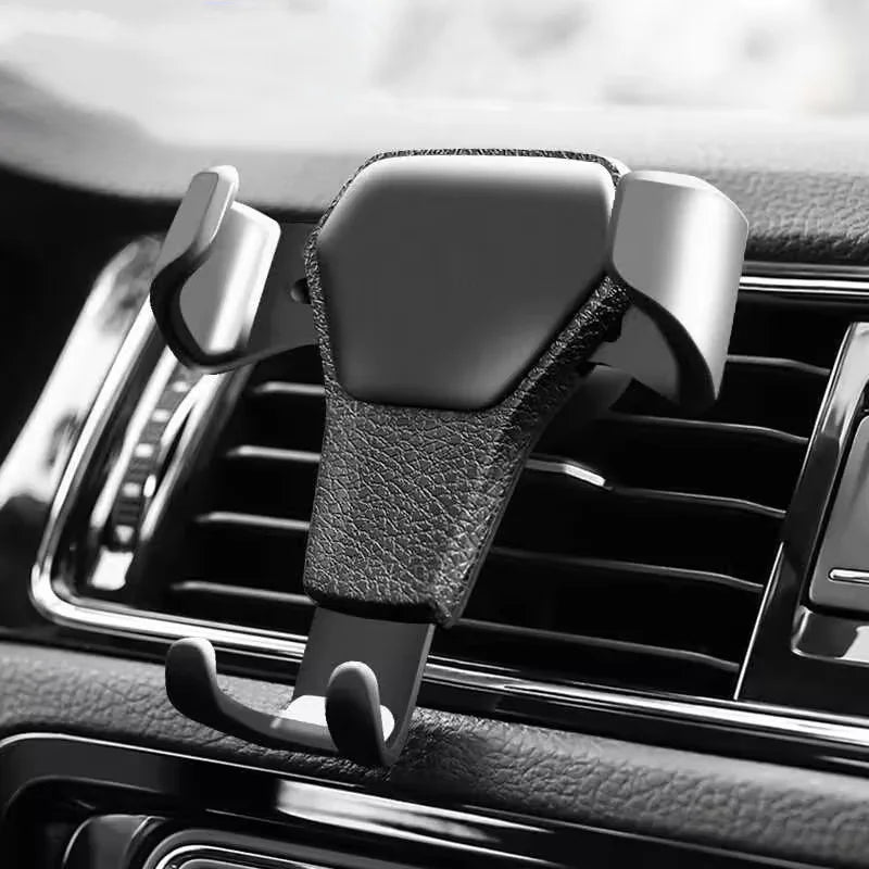 Universal Gravity Auto Lock Phone Holder Car Air Vent Clip Mount Mobile Phone Stand Cellphone Bracket Support For iPhone Samsung