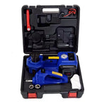 4 in 1 Electric Hydraulic Car Jack Kit 12V 5Ton Electric Jack With Impact Wrench Tire Inflator Repair Lift Tool CM World