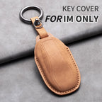 Leather Car Remote Key Case Cover for IM 2022 L7 2023 LS6 2023 LS7 Auto Key Fob Shell Suede Leather Keychain Accessories