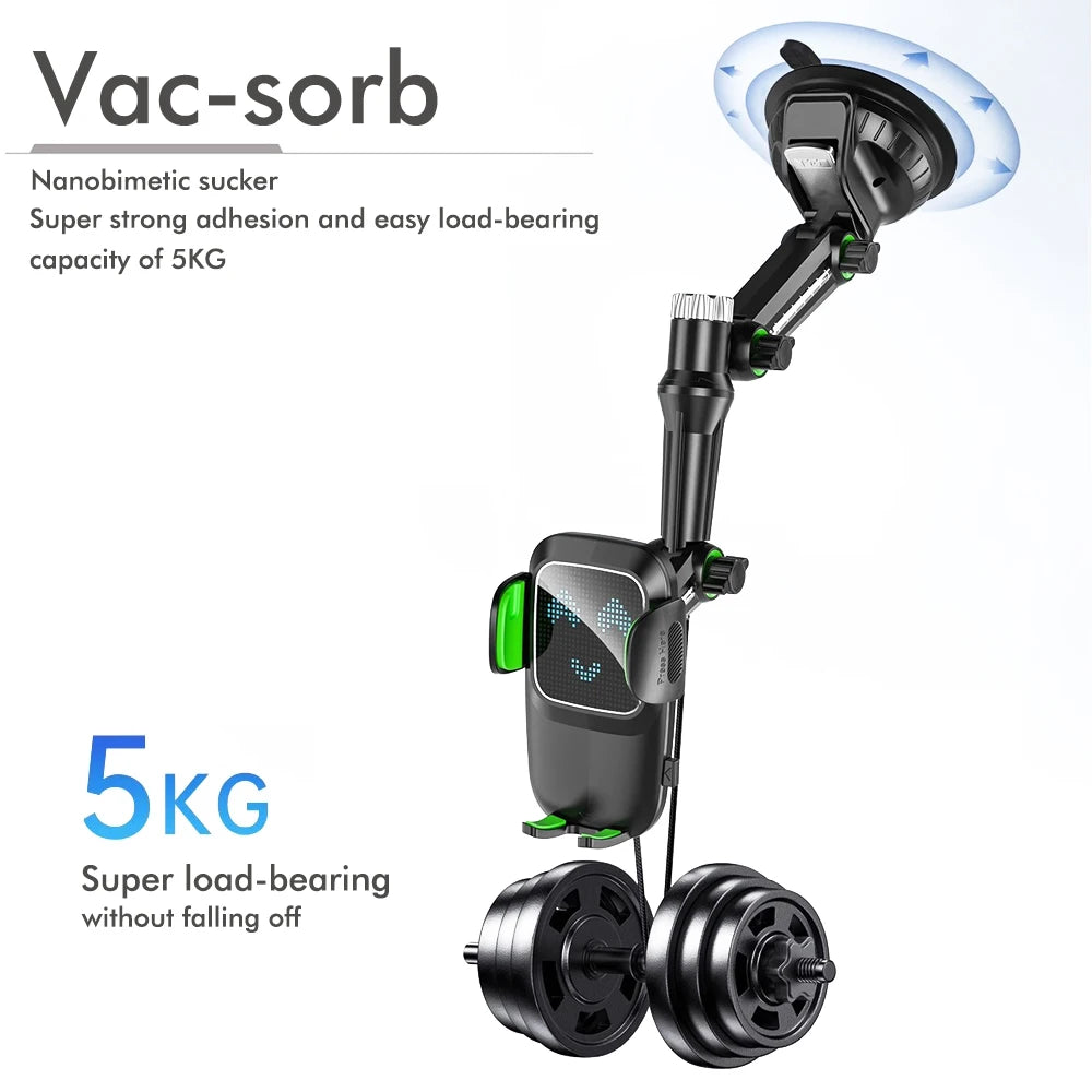 Suction Cup Phone Holder Windshield/Dashboard/Window Universal Suction Cup Car Phone Holder Mount with Sticky Gel Pad Compatib CM World