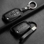 Leather Cars Key Case Cover Shell For Polo Golf7 MK7 Tiguan Passat Golf Jetta Lavida Car Remote Key Case Shell Garnish Accessory
