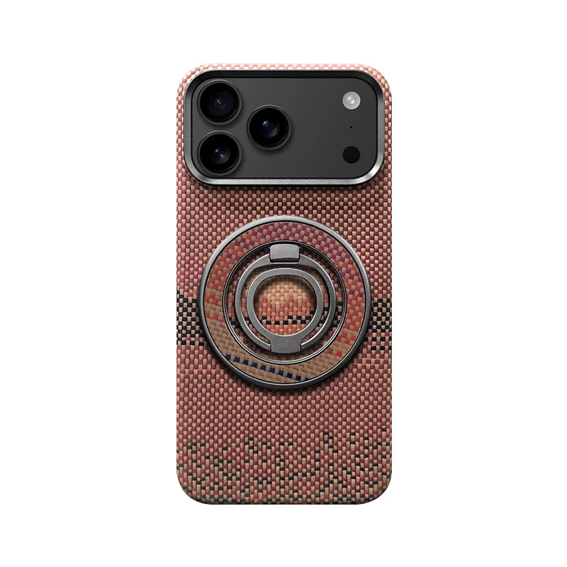 Ultra Slim Real Aramid Kevlar Carbon Fiber Business Case For IPhone 17 Air Pro Max Magnetic Charging Shockproof Protective Cover Car Mobile World