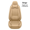 Luxurious PU leather  car seat cover, 3D wing & fixed lumbar support - Soft, comfortable and durable, suitable for most Car CM World