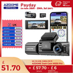 Upgrade AZDOME M550 Pro Dash Cam 4K Front Dashcam Auto 5.8Ghz Wi-Fi GPS G-sensor Car DVR 6 IR Night Vision Parking Monitor Car Mobile World