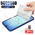 5Pcs Hydrogel Film For Samsung A17 A16 A15 A56 A55 A36 A35 Full Cover Screen Protector For Samsung S25 S24 S23 Ultra Plus Car Mobile World