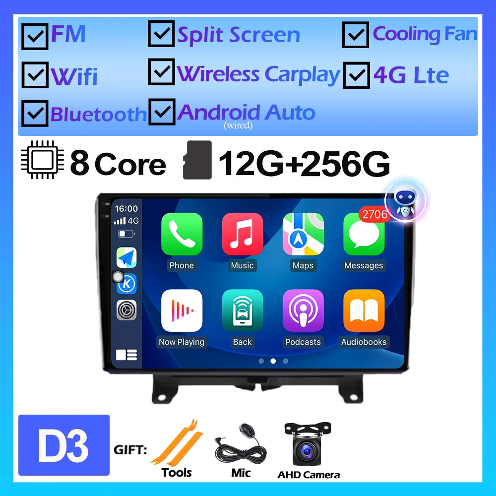 Android OS Car Radio Multimedia Player For Land Rover Range Sport 2005 - 2011 Wireless Carplay GPS Navigation Car Accessories 4G CM World