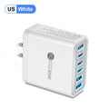 55W 3 USB 3 PD Charger Fast Charging QC3.0 Travel Charger For iPhone 15 14 Samsung Xiaomi Mobile Phone Adapter EU KR US UK Plug Car Mobile World