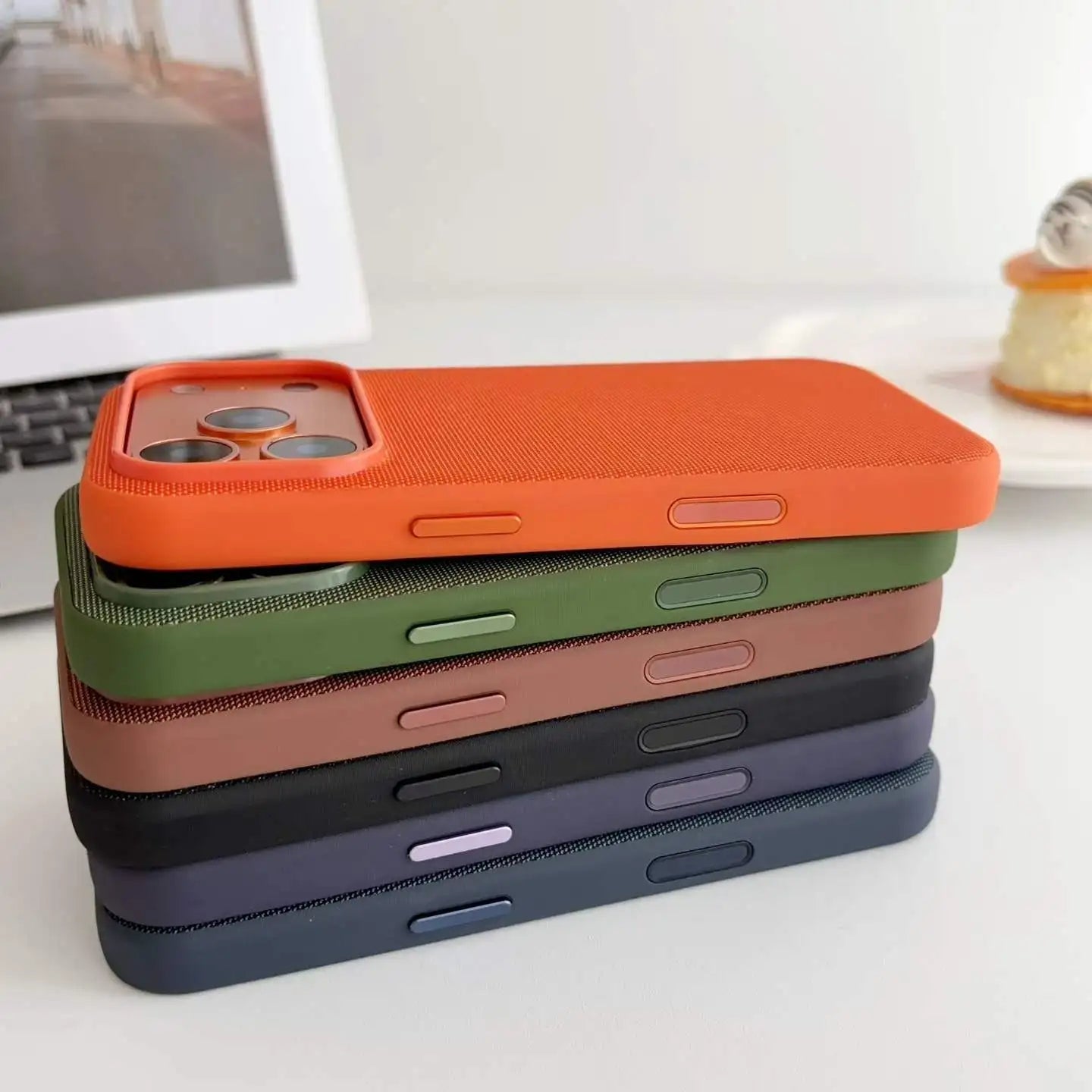 New Original Technology Woven Magnetic Case For iPhone 17 16 15 14 13 Pro Max Fundas For Magsafe Wireless Charger Official Cover