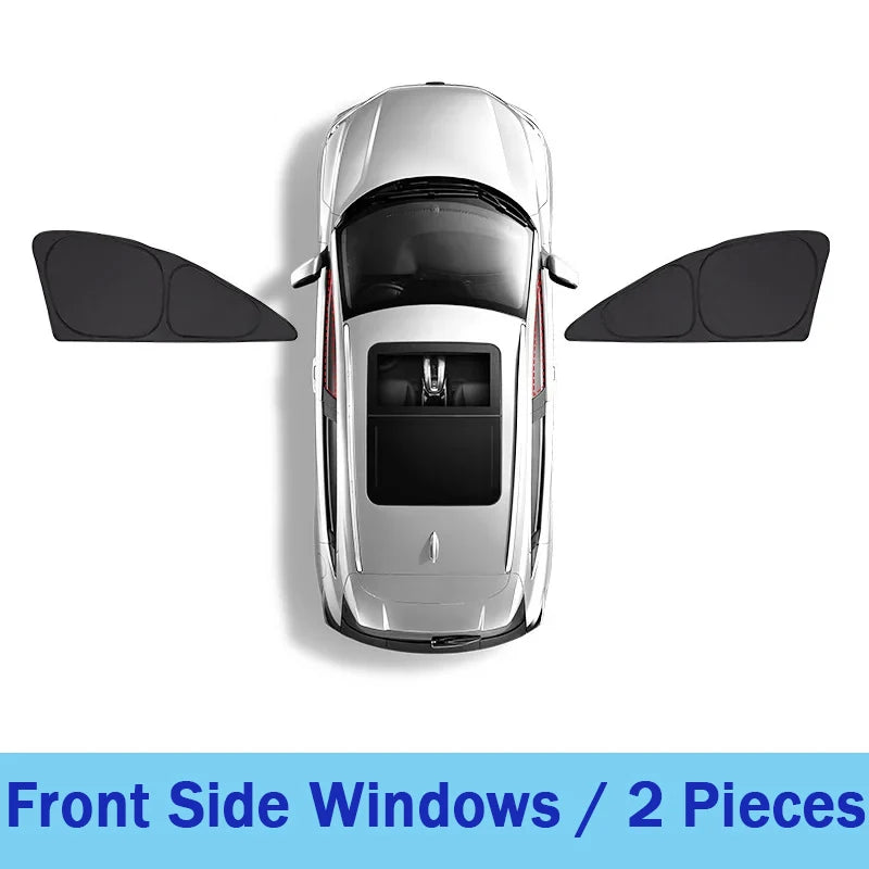 Car Sunshade For Jeep Renegade BU 2015-2024 Heat Insulation Shade Sun Protection Anti-UV Sunshade Privacy Black Auto Accessories