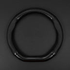 Universal Car Steering Wheel Cover Carbon Fiber Leather Three-dimensional Anti Slip, Timple And Fashionable Car Accessories