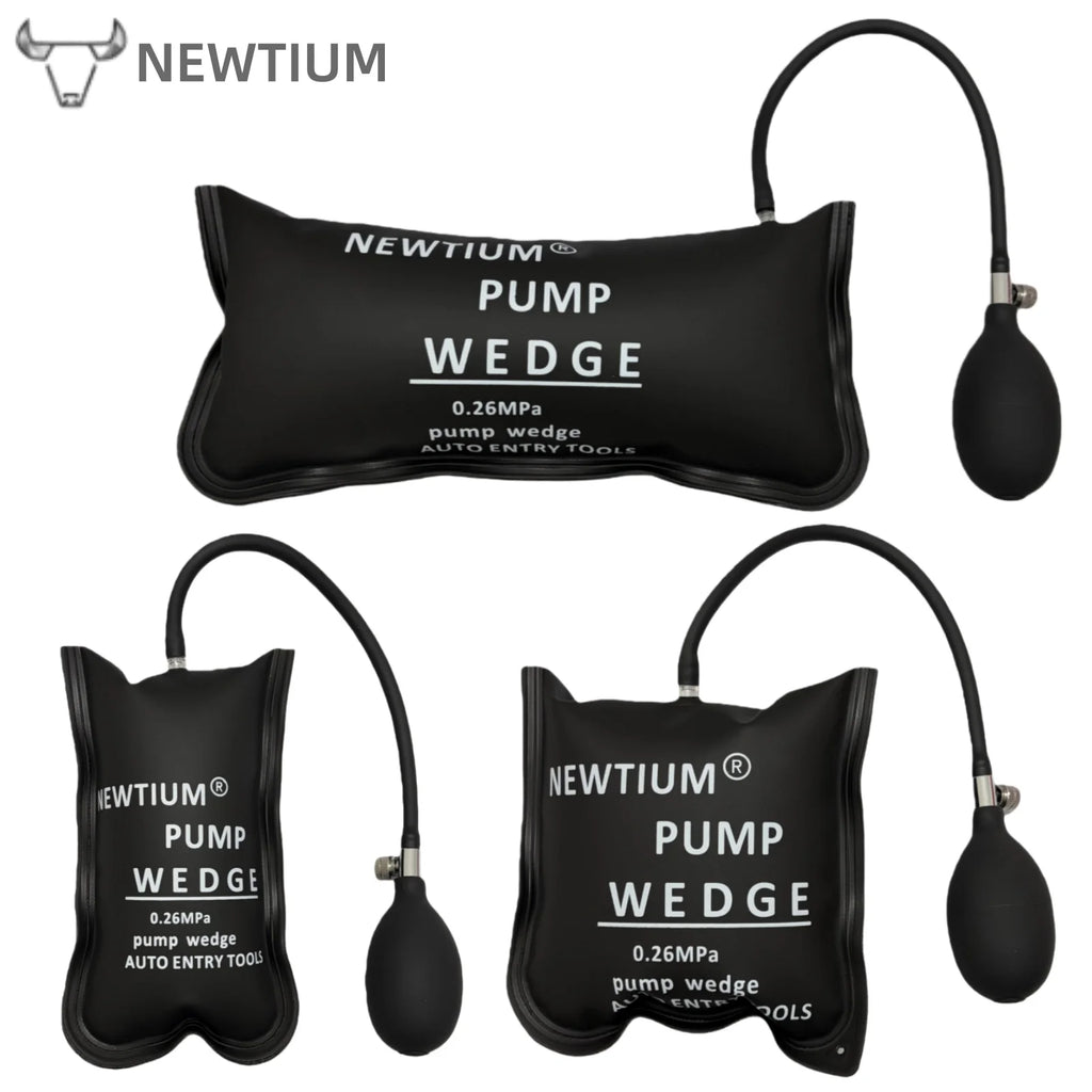 New TPU+420D Composite Cloth Air Wedge | Heavy-Duty Inflatable Cushion & Hand Pump for Car Door Service