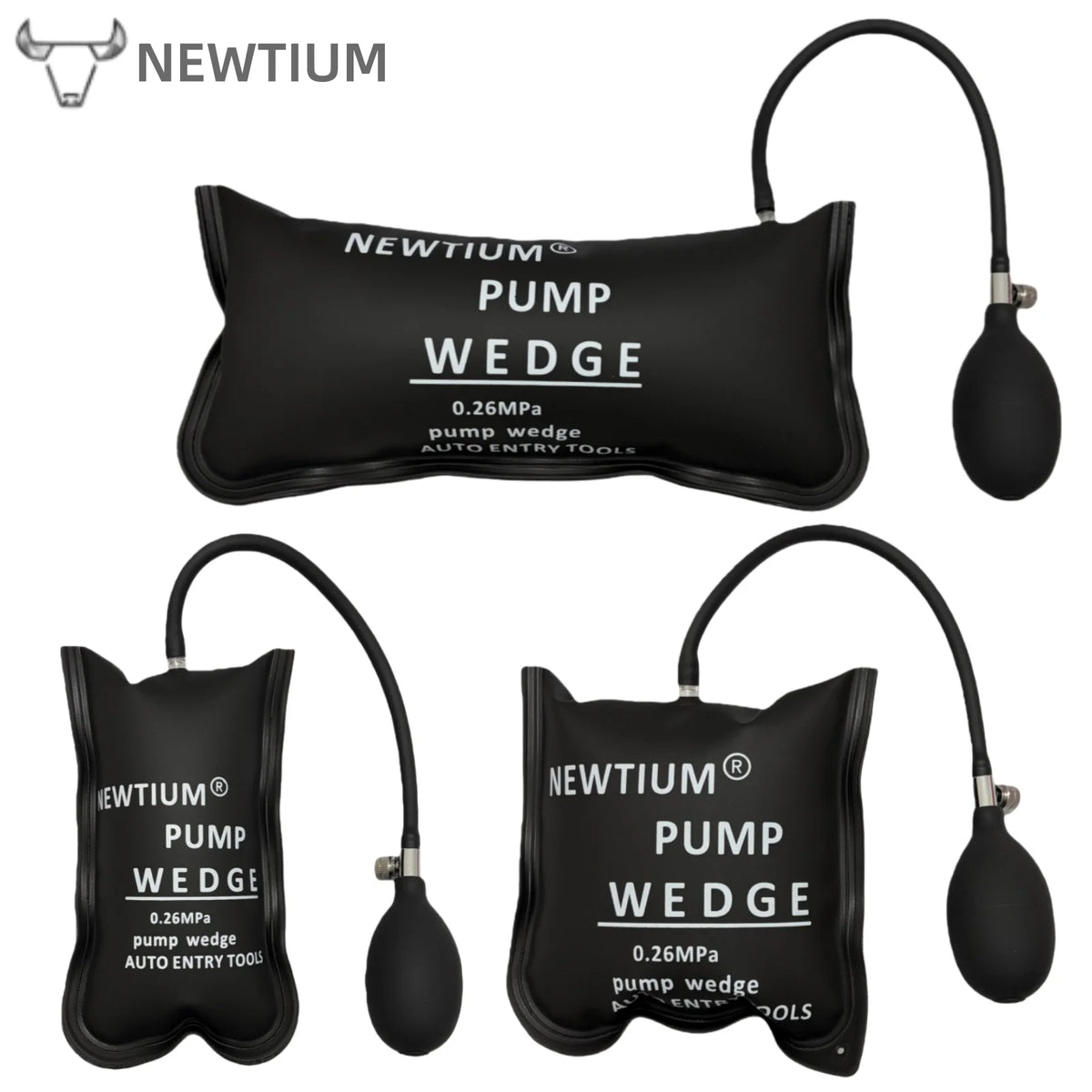 New TPU+420D Composite Cloth Air Wedge | Heavy-Duty Inflatable Cushion & Hand Pump for Car Door Service